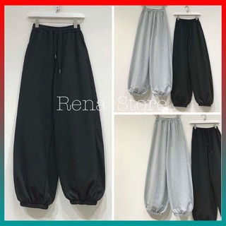 Quần jogger nữ ❤️Sale ❤️Quần nỉ da cá ống rộng dáng Unisex form rộng,kiểu dáng Ulzzang bo gấu