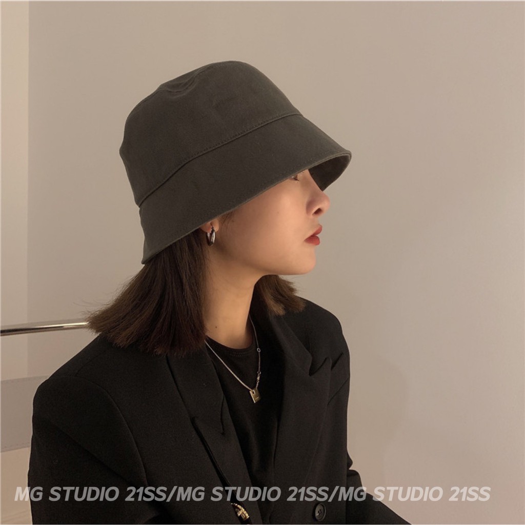 Nón tai bèo che nắng màu trơn dễ phối đồ thời trang xuân hè phong cách Hàn Quốc 2021 cho nữ