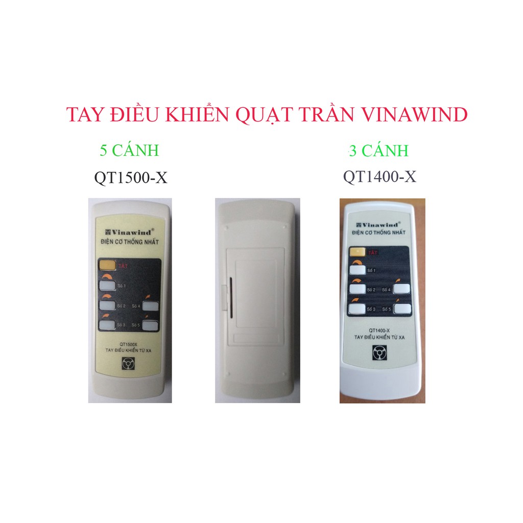 Tay điều khiển quạt trần Điện cơ thống nhất Vinawind