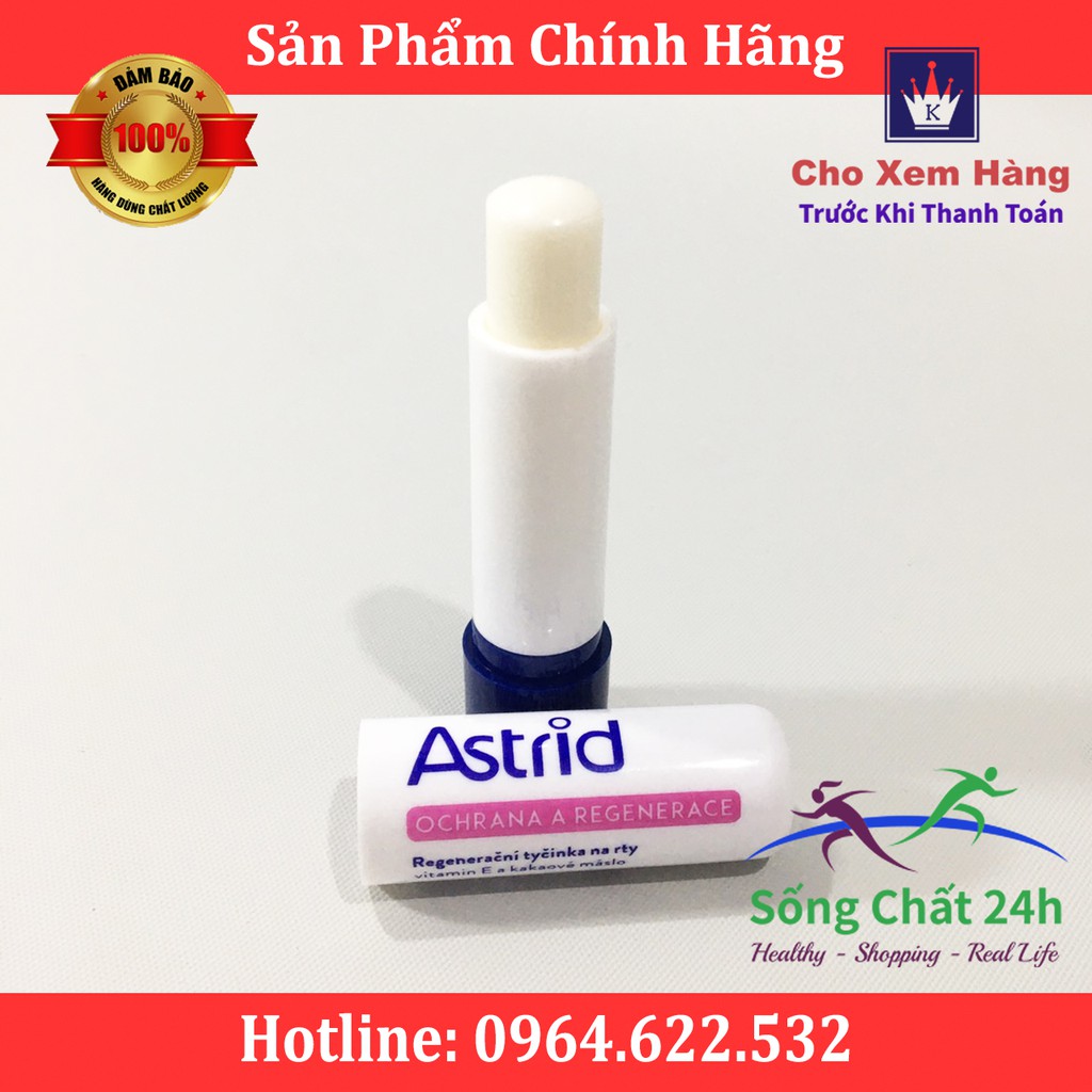 Son Dưỡng Môi Mỡ Hươu Astrid Full Size 4,8g - Sống Chất 24h