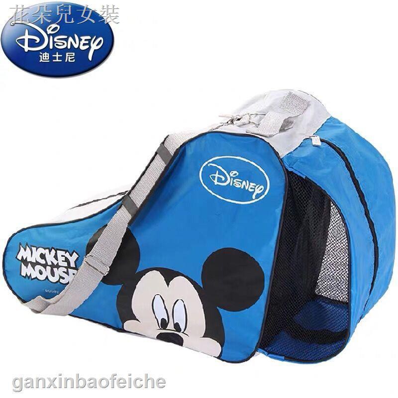 Disney Túi Đeo Vai Đựng Giày Trượt Patin In Hình Chuột Mickey / Minnie Dễ Thương