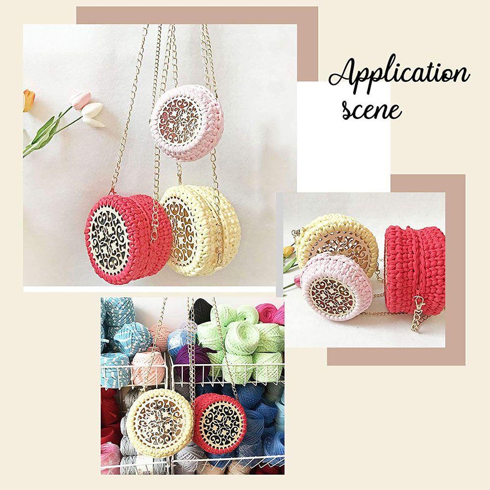 Bộ 2 Rổ Gỗ Tự Nhiên Dùng Làm Đồ Trang Trí