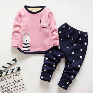 Bộ pijama nhung cho bé gái