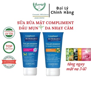 [HÀNG NGA] Sữa Rửa Mặt NO PROBLEM COMPLIEN 200ml Chiết Xuất Tràm Trà, 3in Ngừa Mụn, Se Lỗ Chân Lông