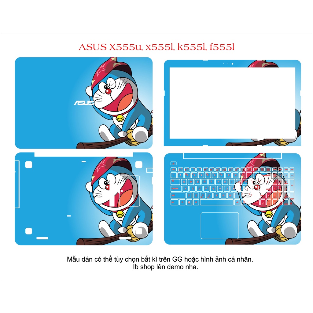 Skin dán cho laptop Asus X555U , X555L , K555L  CÁC DÒNG  Asus ExpertBook  , TUF Gaming , Vivobook GIÁ SỐC