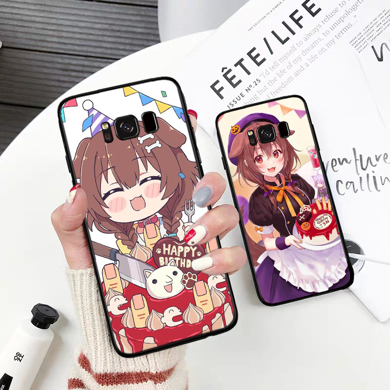 Samsung Note 8 9 10 Plus Lite 20 Ultra S6 Edge J7 Core Soft Case 35ER Inugami Korone Hololive anime manga