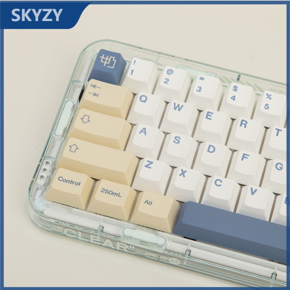 GMK Soyamilk Keycaps Cherry Profile 135 phím PBT DYE SUB bàn phím cơ học Keycap