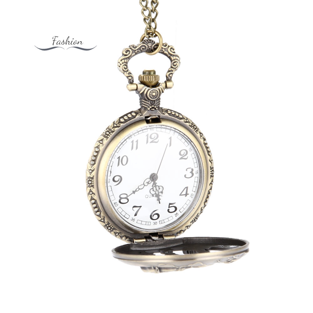 Đồng Hồ Quả Quýt Chạm Khắc Hình Ngựa Phong Cách Vintage