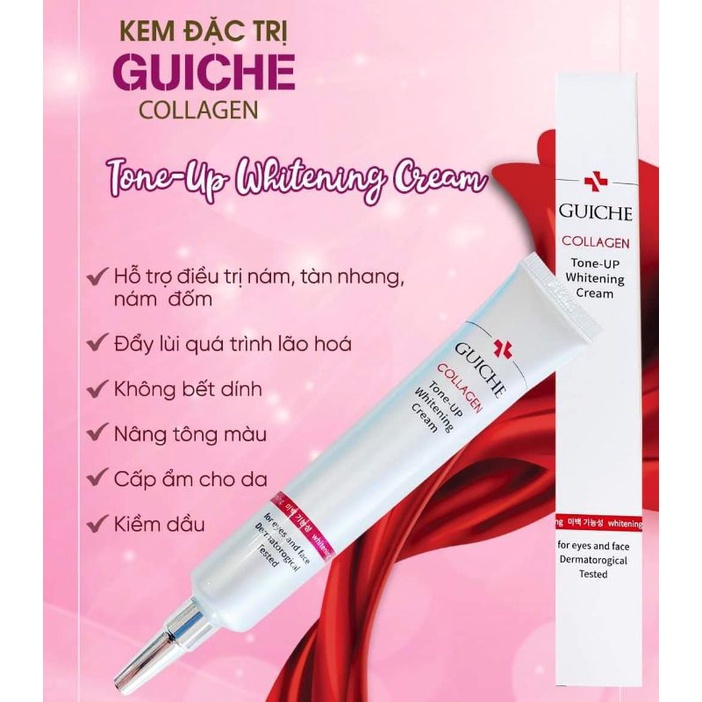 Kem hạn chế Nám Guiche colagen tone up whitening cream Hàn Quốc