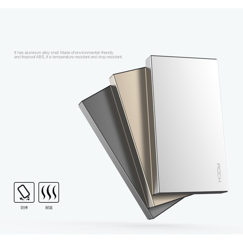Pin sạc dự phòng Rock Stone 10000mAh