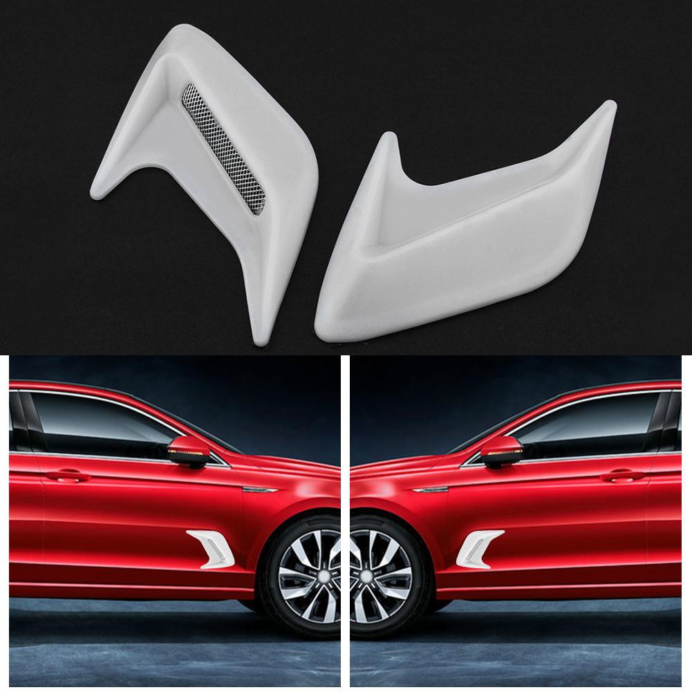 Set 2 miếng che trang trí lỗ thông gió bên của xe hơi kích thước 130 x 110mm