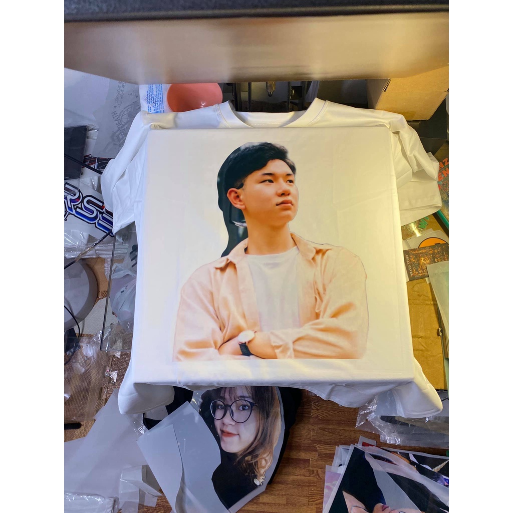 Áo Cotton in hình theo yêu cầu | Chất vải Cotton dày dặn Oversize nam nữ