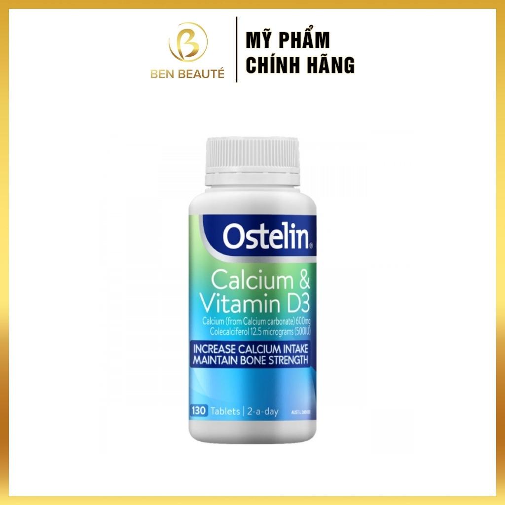 Viên Uống Bổ Sung Canxi Ostelin Calcium & Vitamin D3 130 Viên