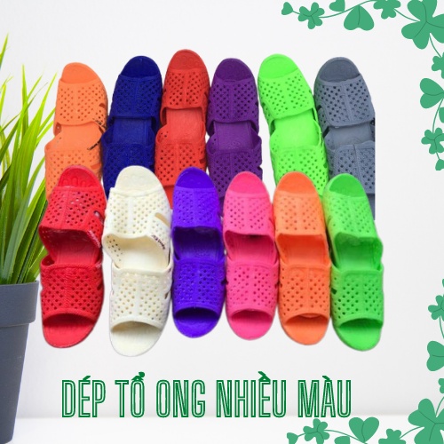 Dép Tổ Ong Nam Nữ Nhiều Màu Êm Chân Nhẹ Nhàng Phù Hợp Đi Ở Nhà .Văn Phòng 88301