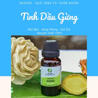 Tinh dầu gừng nguyên chất cho mẹ và bé 10ml