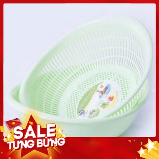 Rổ nhựa 2 lớp đựng rau thực phẩm loại đẹp AM