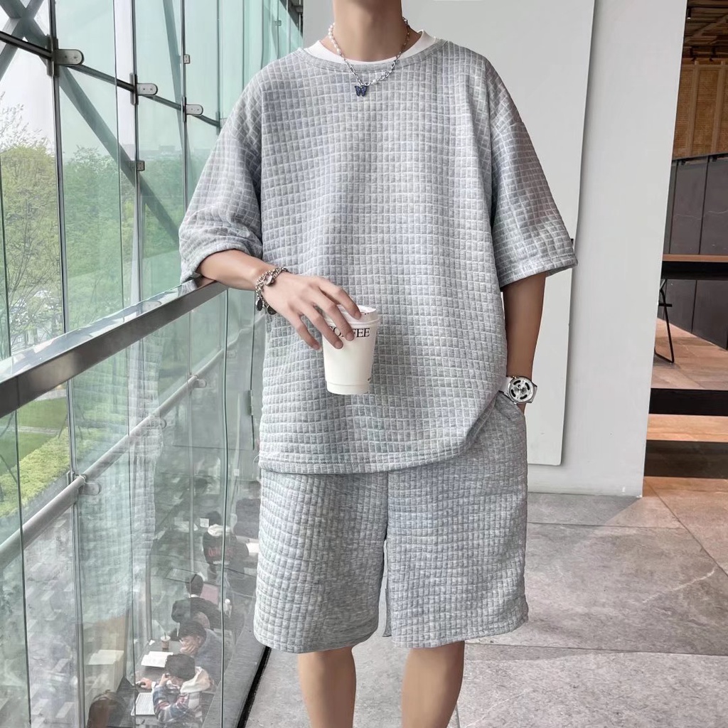 Quần short thể thao quần thun nam ngắn ống rộng thời trang mùa hè dành cho nam và nữ màu trơn unisex quần đùi