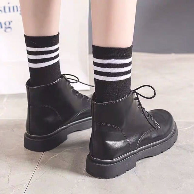 (SẴN LÌ 39)🔥Boots nữ cao cổ da PU hàng loại 1 Ulzzang thời trang | BigBuy360 - bigbuy360.vn