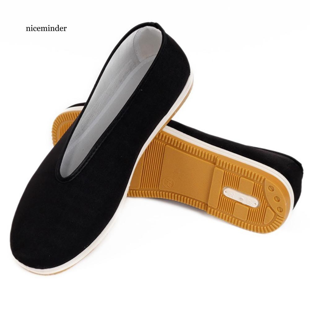 Ncm_men 'S Giày Kung Fu Vải Cotton Truyền Thống Trung Hoa Cổ Điển Bắc Kinh Thái Cực Quyền