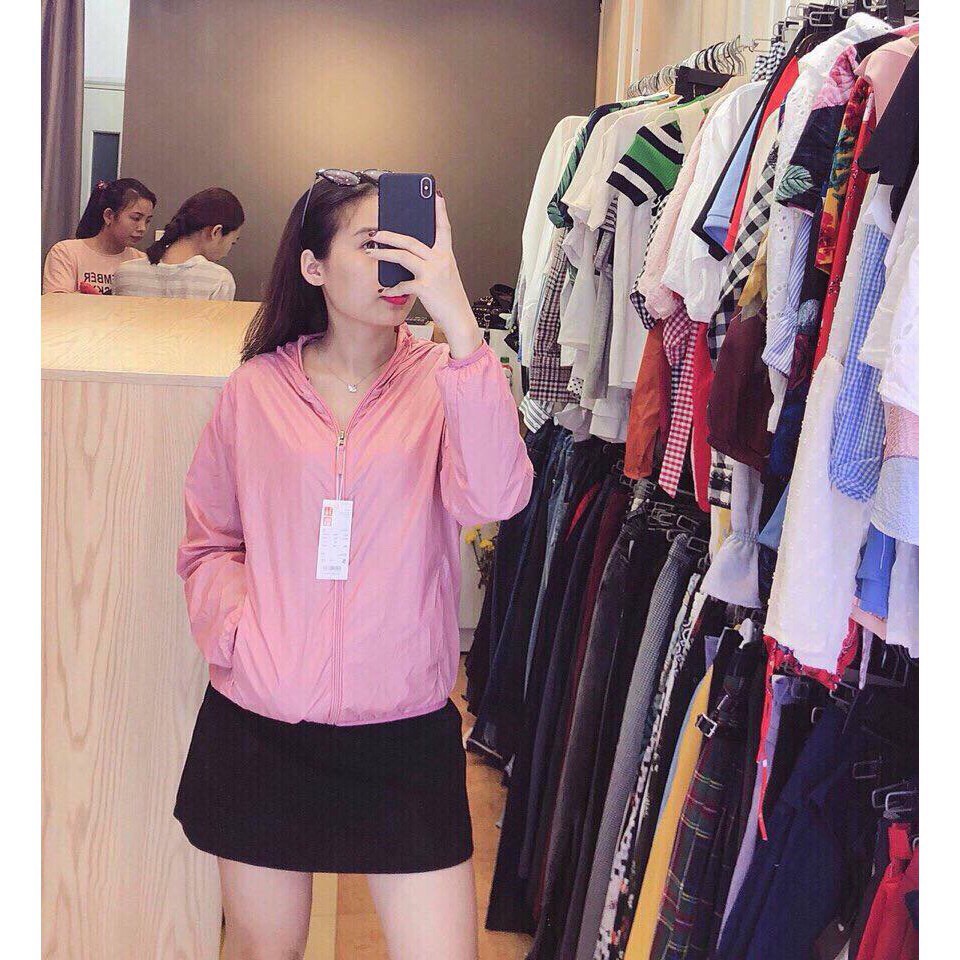 (Xả kho ) Áo Gió 2 Lớp có mũ cân nặng từ 40-55kg