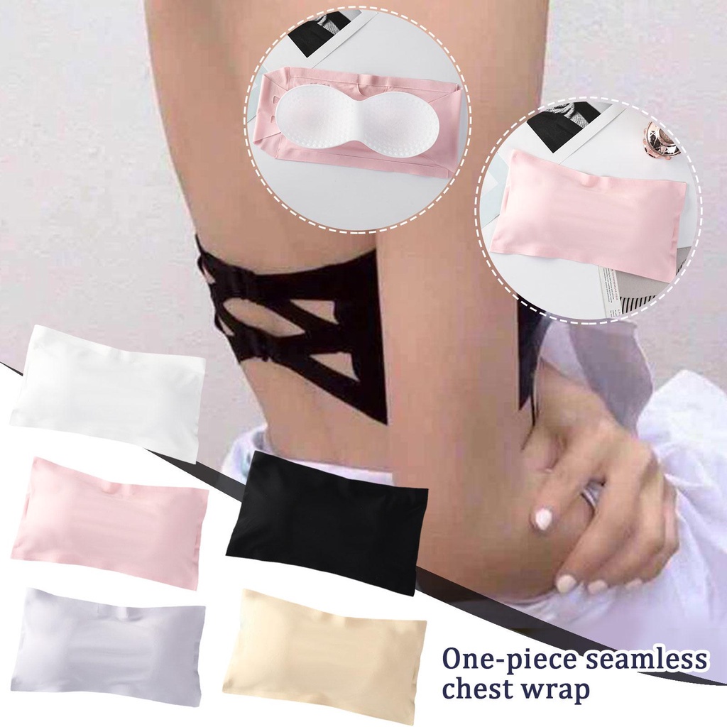 Áo Ống Một Mảnh Liền Mạch Khóa Cài Sau Lưng Không Đường May Không Lộ Viền Sau I4C6