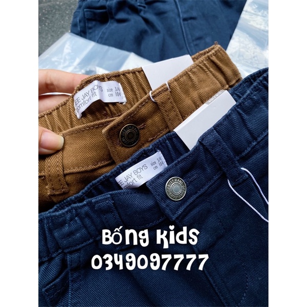 Quần Kaki Bé Trai Basic Lưng Chun GJ