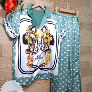 BIGSIZE pizama (55-75kg) Lụa Satin Cao Cấp - pijama thương hieu