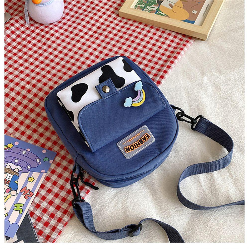 Túi Đeo Chéo Vải Bố Hình Cầu Vồng