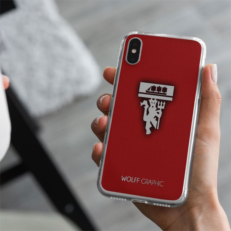 Ốp lưng chống trầy Manchester United sang chảnh Iphone 7/8/8Plus/X/Xs/Xs Max/11/11 Promax/12/12 Promax MAN20210101