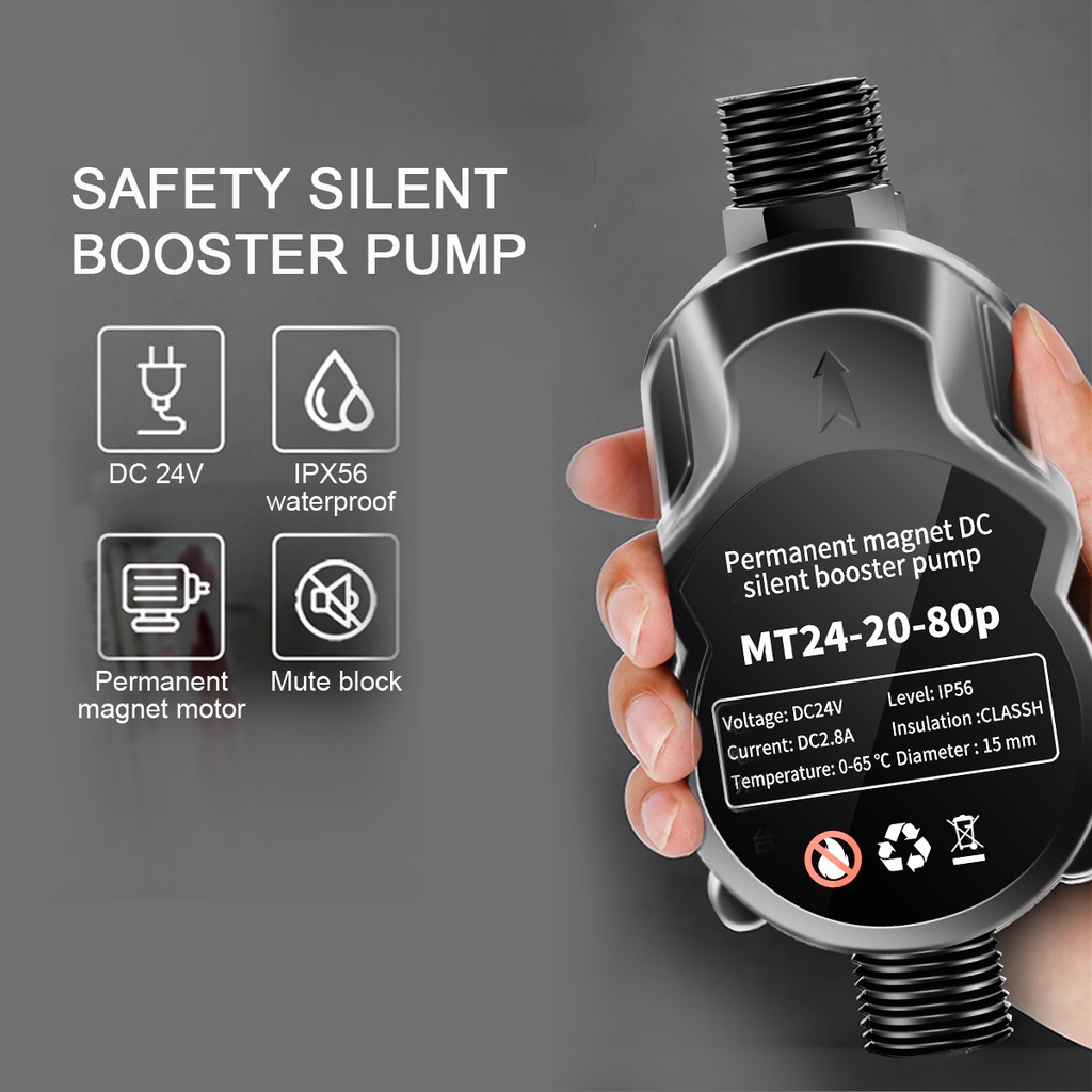 Máy Bơm Nước Áp Suất DC 24V 20L / min 80Ma