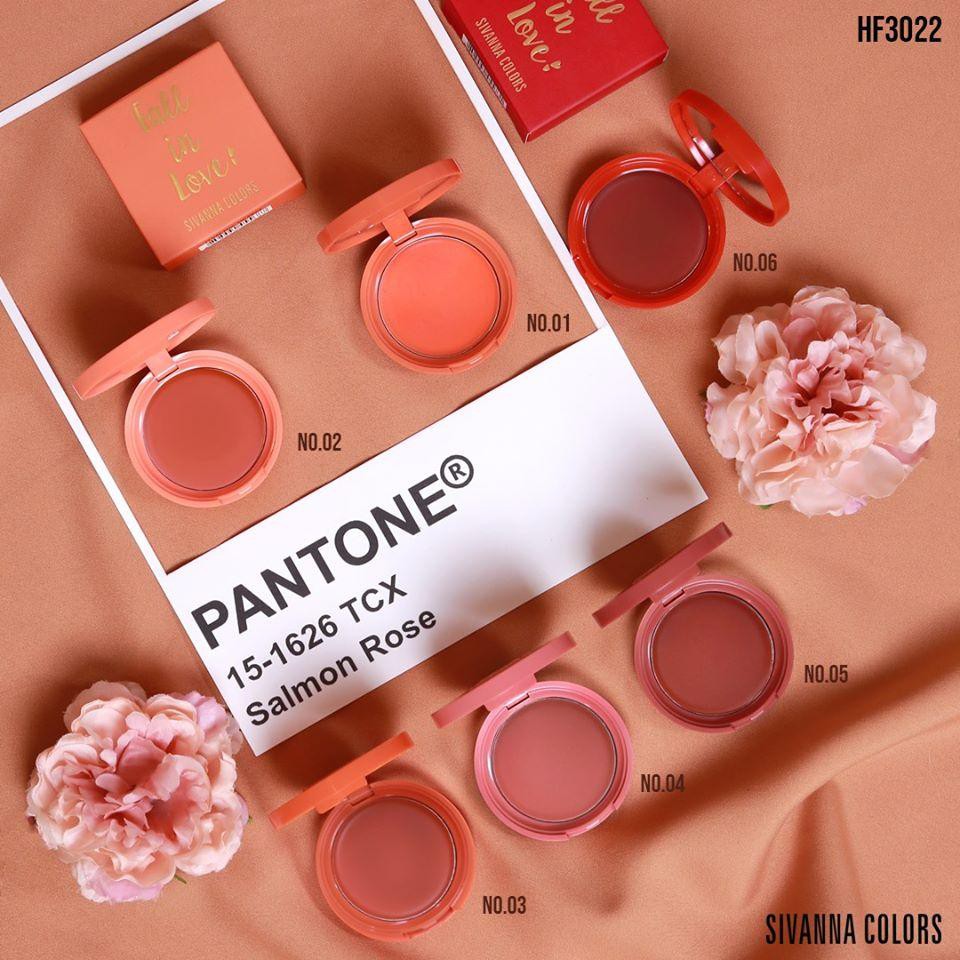 [Có sẵn - Chính hãng - Ship siêu tốc] SIVANNA COLORS - Má Hồng Fall In Love