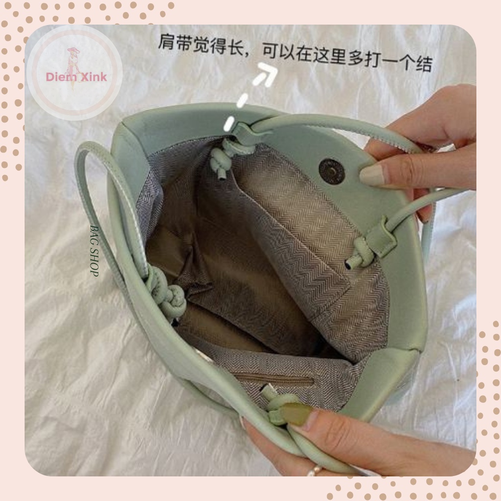 Túi xách nữ Túi tote đeo vai đi học đi chơi hình khối  kim cương- Diem Store- T048-30