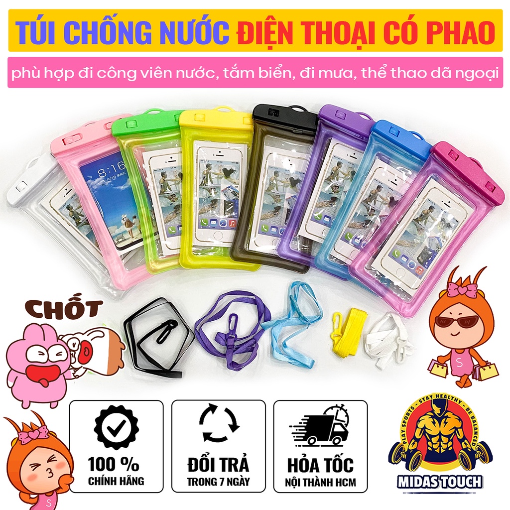 Túi đựng điện thoại chống thấm nước tiện lợi cao cấp chống thấm nước khi đi bơi đi mưa