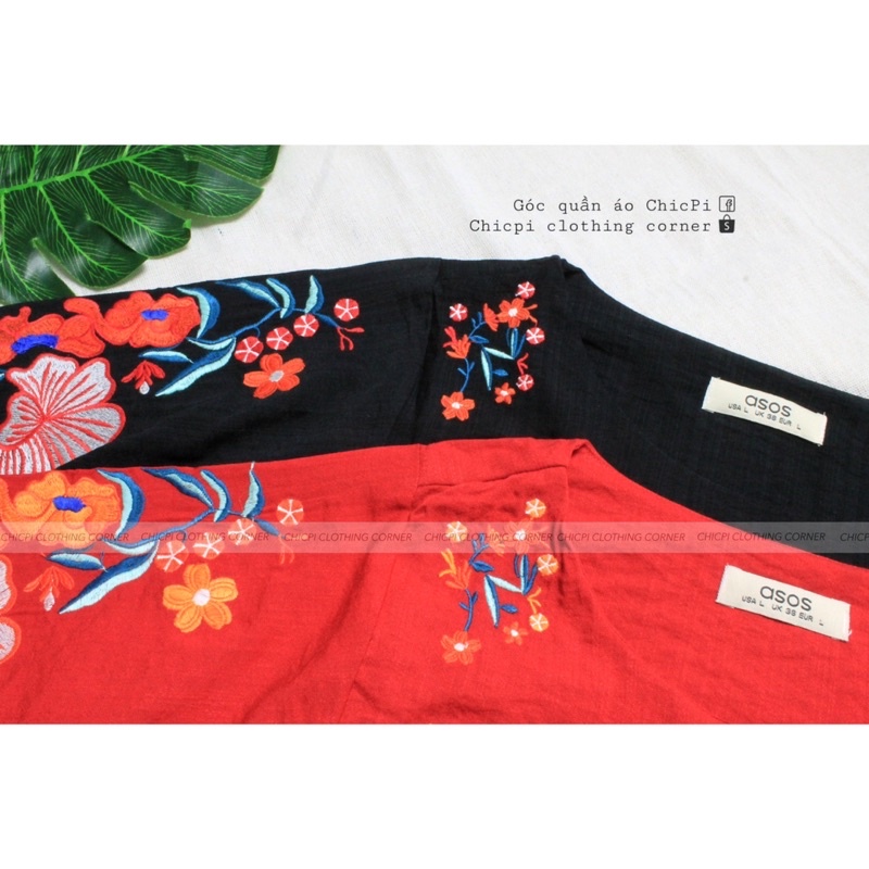 🌸 ÁO TƠ THÊU HOA NỮ TÍNH CHUẨN XUẤT 🌸