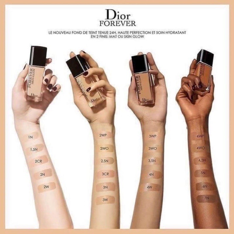 [Mã SKAMLTSM9 giảm 10% đơn 99K] Kem nền Dior Forever Skin Glow Foundation