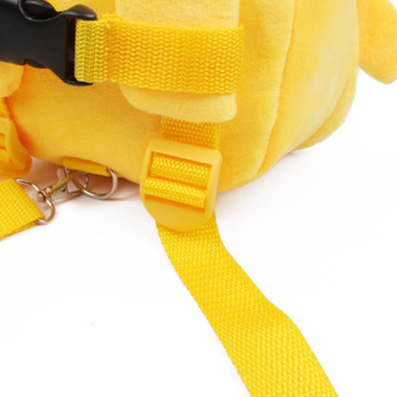 Ba Lô Lông Nhung Hình Thú Hoạt Hình Có Dây Dắt Chống Lạc An Toàn Cho Bé