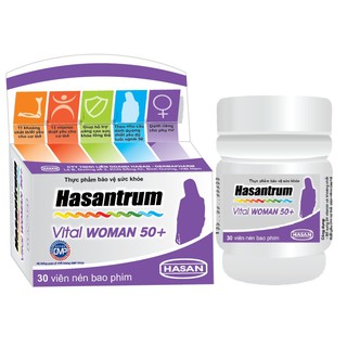 HASANTRUM VITAL WOMEN 50+ Vitamin tổng hợp cho nữ trung niên - Liệu trình 1 tháng