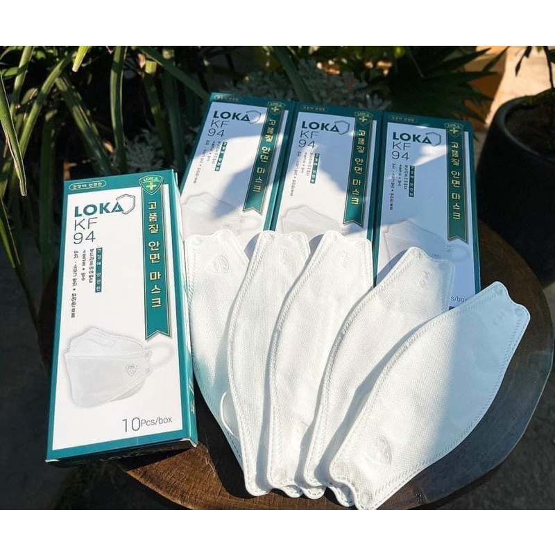 KHẨU TRANG LOKA XUẤT HÀN túi zip 10 chiếc/túi