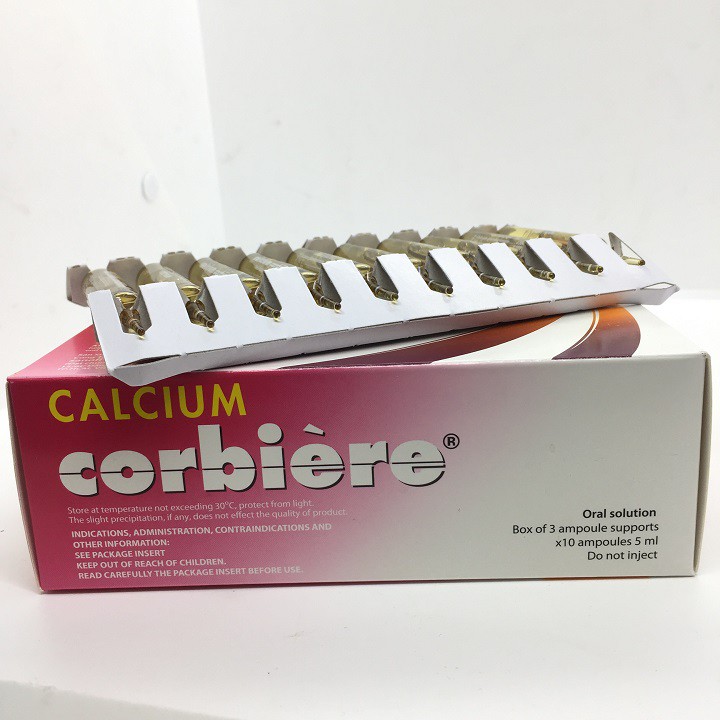 Calcium Corbiere bổ sung canxi hộp 30 ống 5ml | BigBuy360 - bigbuy360.vn