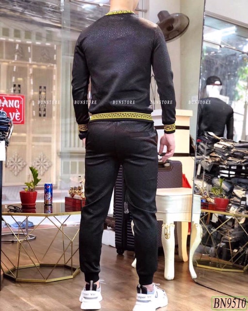 Bộ nam versace cao cấp ép vân