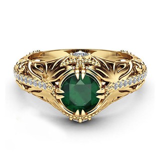 Trang sức nữ cao cấp / Nhẫn đính hôn mạ vàng 18k