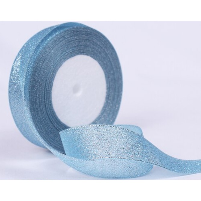 Cuộn ruy băng kim tuyến màu 1-2-4cm dài 22m