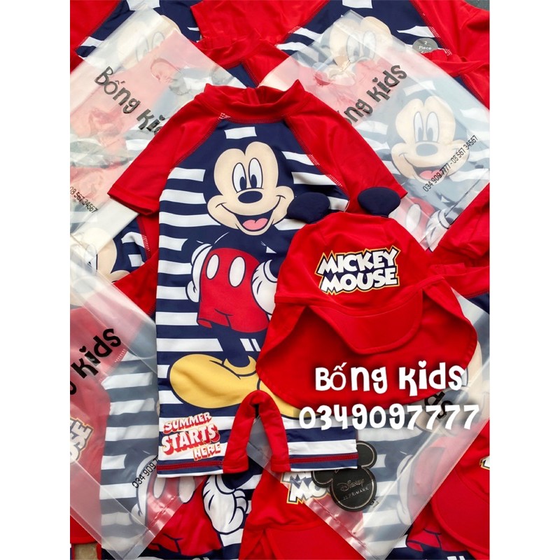 Set Đồ Bơi Bé Trai Mickey Đỏ PR