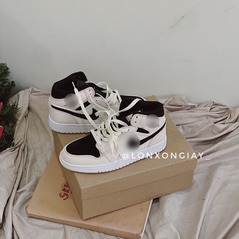 [ẢNH THẬT] GIÀY THỂ THAO JDDD BE ĐEN CỒ MID