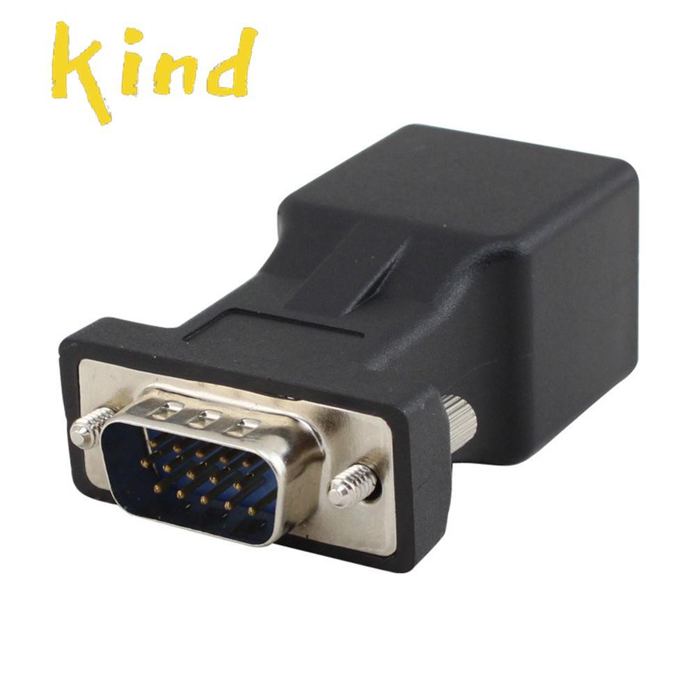 Đầu Chuyển Đổi Từ Ethernet Vga Đực Sang Rj45 15 Pin