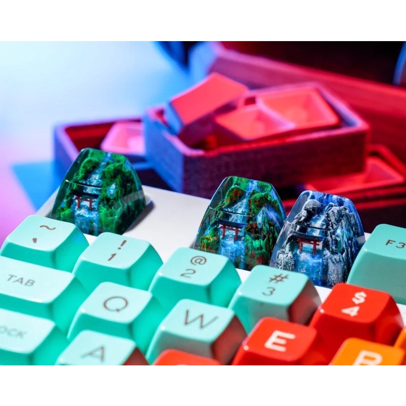 Nút phím cơ Cổng Đình Torii.Keycap resin.Keycap Artisan