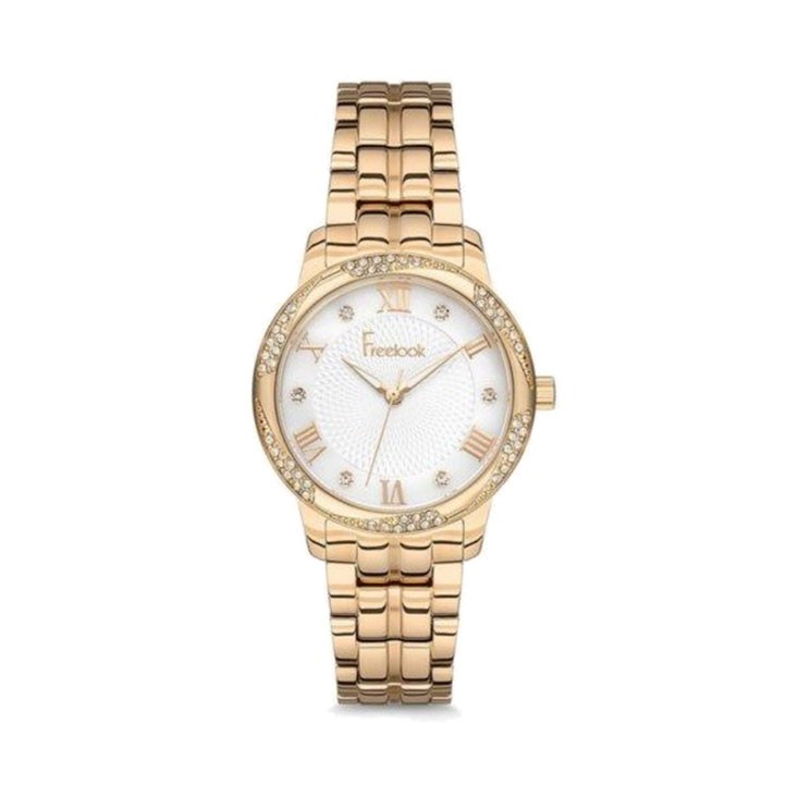 [Mã FARSBR153 giảm 15% đơn 150K] Đồng hồ nữ Freelook Love Like Sunshine Gold Watch FL6403 - LAMY WATCH