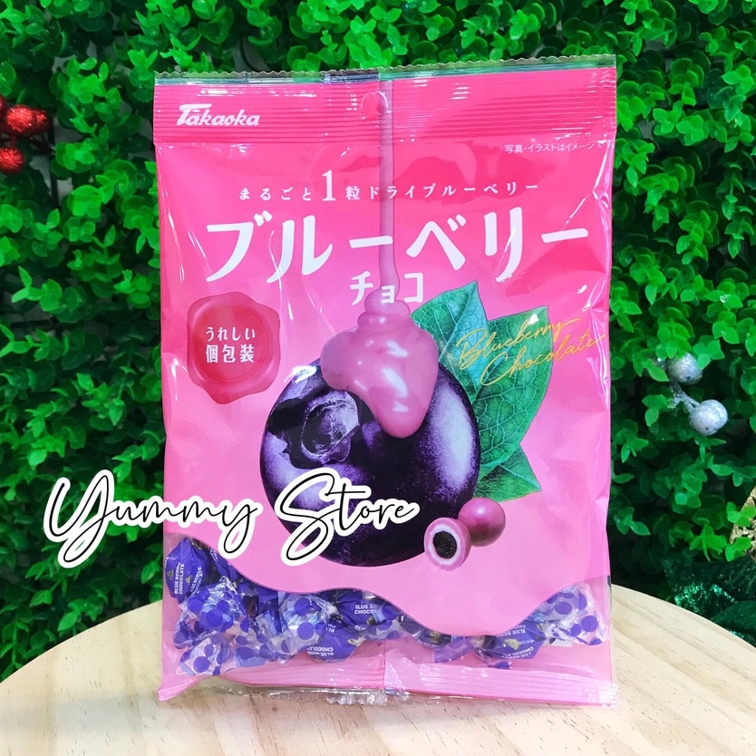Kẹo Socola Vị Việt Quất Takaoka