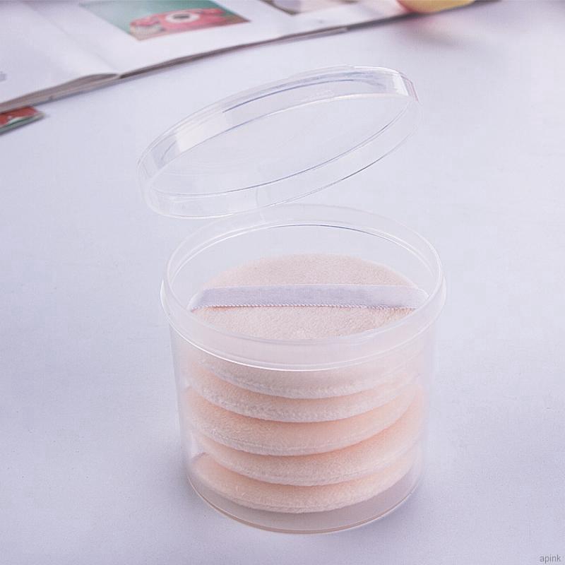 Set 5 Mút Trang Điểm Hình Tròn Sử Dụng Được Cả Khi Khô Và Ướt