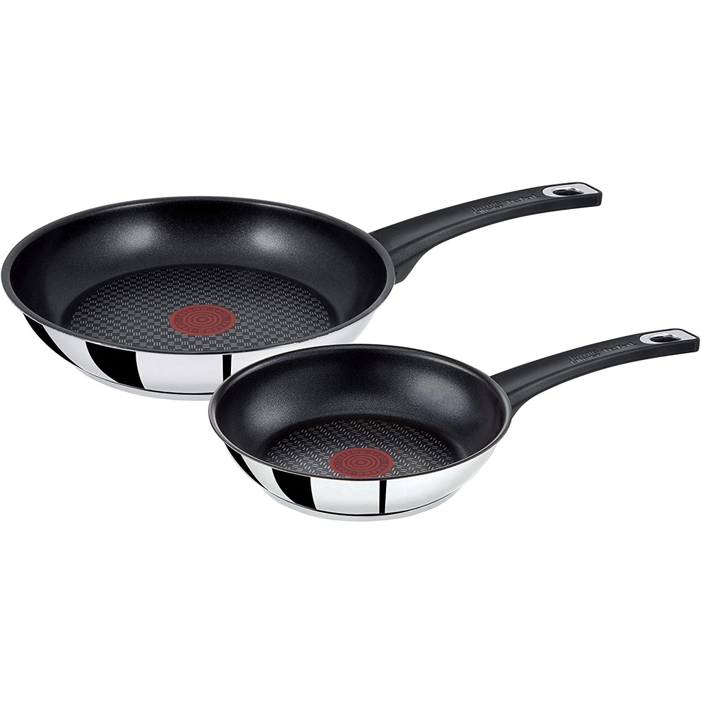 Set 2 chảo Tefal Jamie Oliver Titanium 20-26 cm 7 lớp siêu chống dính [nhập Đức chính hãng]